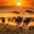 Serengeti Sunrise: Journey into the Wild on a Captivating Safari Adventure