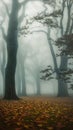 Serenity of a Misty Morning illustration Artificial Intelligence artwork generated