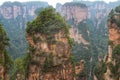 Serenity in Nature_Vast Green Mountains under China\'s Blue Sky Royalty Free Stock Photo