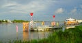 Serenity river in Vietnam Royalty Free Stock Photo