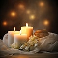 Serenity's Embrace: Candlelit Tranquility