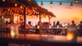 Serenity by the Sea: An Outdoor Dining Experience at the European Beach Bar