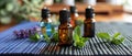 Serenity and Self-care: Essential Oils on a Yoga Mat. Concept Yoga Practice, Essential Oils,