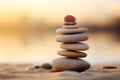 serenity and tranquility of Zen stones, where calm meditation and peaceful contemplation