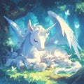 Serenity of Unicorns: A Mystical Daydream