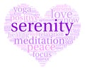 Serenity Word Cloud