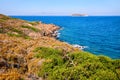 Sergeant island, sea and cliff