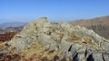 Sergeant\'s Crag summit Royalty Free Stock Photo