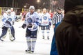 Sergei Kostitsyn after period, during Winter Ice Break 2019 Dinamo Riga vs. Dinamo Minsk