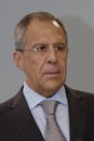 Sergey Lavrov_FOREIN MINISTER Royalty Free Stock Photo