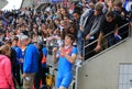 Sergey Shubenkov after his win on 110 m. hurdles on DecaNation International Outdoor Games