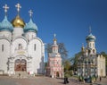 People visit Trinity-Sergius Lavra