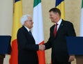 SERGIO MATTARELLA AND KLAUS IOHANNIS