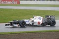 Sergio perez, sauber F1 Royalty Free Stock Photo