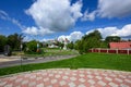 Sergiyev Posad monastery Trinity Lavra of St. Sergius. Russia Royalty Free Stock Photo