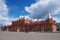 SERGIYEV POSAD, RUSSIA - May, 2017:  Pilgrimage Center at Holy Trinity St. Sergius Lavra in Sergiev Posad Royalty Free Stock Photo