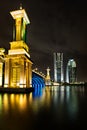 Seri Gemilang Bridge, Putrajaya Royalty Free Stock Photo