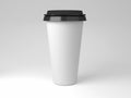 Serial image paper coffee cups for presentation logo or illustration