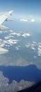 Seribu island can be look from plane