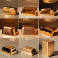 Artistic Gold Bullion Renderings