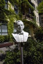 Bust of Chopin in the Hackesche Hofe in Berlin Capital city of Germany. Royalty Free Stock Photo