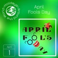 Series calendar. Holidays Around the World. Event of each day of the year. April Fools Day