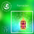 Series calendar. Holidays Around the World. Event of each day of the year. Ramadan Kareem.