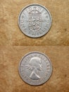 From series: coins of world. England. ONE SHILLING.