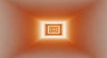 A series of concentric rectangles create a tunnel-like effect, diminishing into the Royalty Free Stock Photo