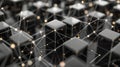 A series of cubes and cuboids connected by angular lines illustrating the foundational elements of a highly advanced