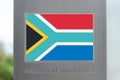 Series of flags on pole - South Africa Royalty Free Stock Photo