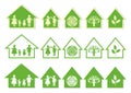 Series Green House Icons