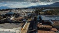 Drone Photos of Guatemala Streets empty after Curfew imposed because of Pandemic COVID-19