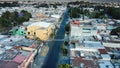 Drone Photos of Guatemala Streets empty after Curfew imposed because of Coronavirus Pandemic COVID-19