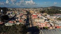 Drone Photos of Guatemala Streets empty after Curfew imposed because of Coronavirus Pandemic COVID-19