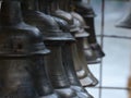 Series of metal bells