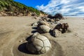 Series of mysterious boulders Royalty Free Stock Photo
