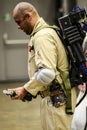 Series of photography at comic con convention, on Ghostbuster like people