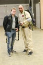 Series of photography at comic con convention, on Ghostbuster like people