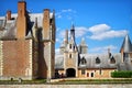 Series of photos with Castles, France Royalty Free Stock Photo