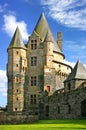 Series of photos with Castles, France Royalty Free Stock Photo