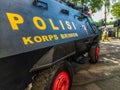 series of police tactical cars in Indonesia