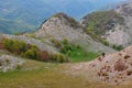 High altitude meadows in mehedinti mountains,romania