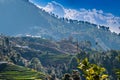 Serine village in the Himalayan mountain.