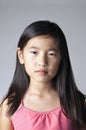 Serious Asian girl Royalty Free Stock Photo