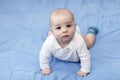 Serious baby boy Royalty Free Stock Photo