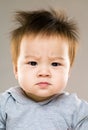 Serious baby boy Royalty Free Stock Photo