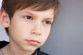 Serious boy Royalty Free Stock Photo