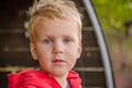 Serious boy portrait Royalty Free Stock Photo