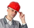 Serious engineer Royalty Free Stock Photo